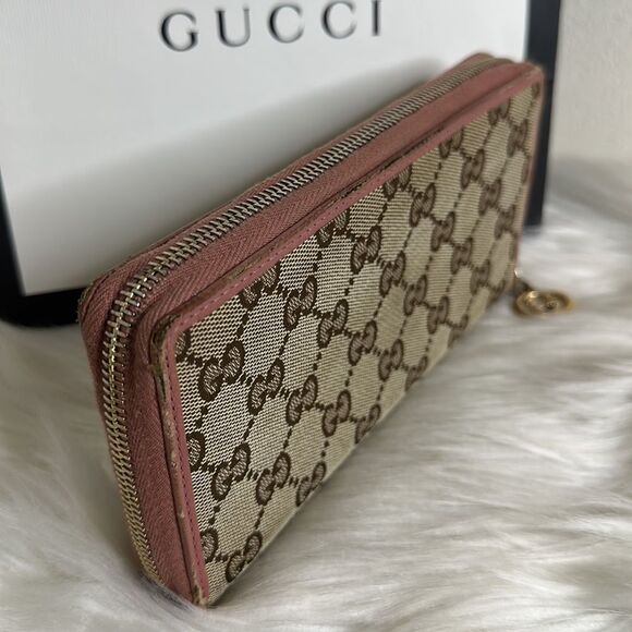 💯Authentic Gucci Zipped Around Long Wallet🍀 - Picture 6 of 17
